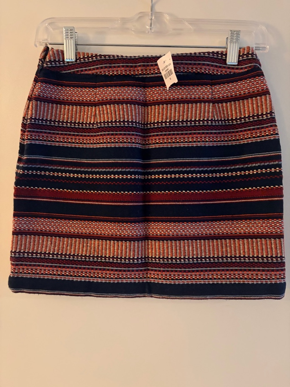 Hollister Striped Knit Mini Skirt multicolor NWT